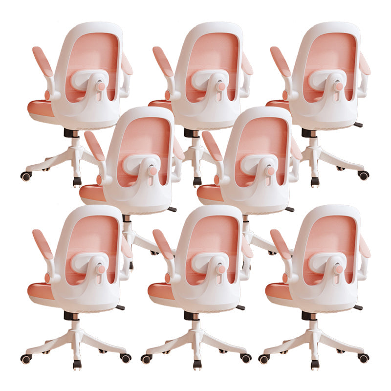 Chaise pivotante moderne chaise de back office en mailles réglables avec roues