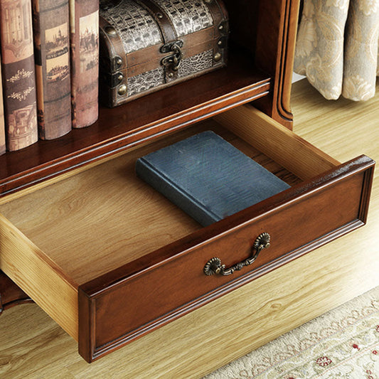 Moderne stijl gesloten back -boekenplank standaard houten boekenkast met planken