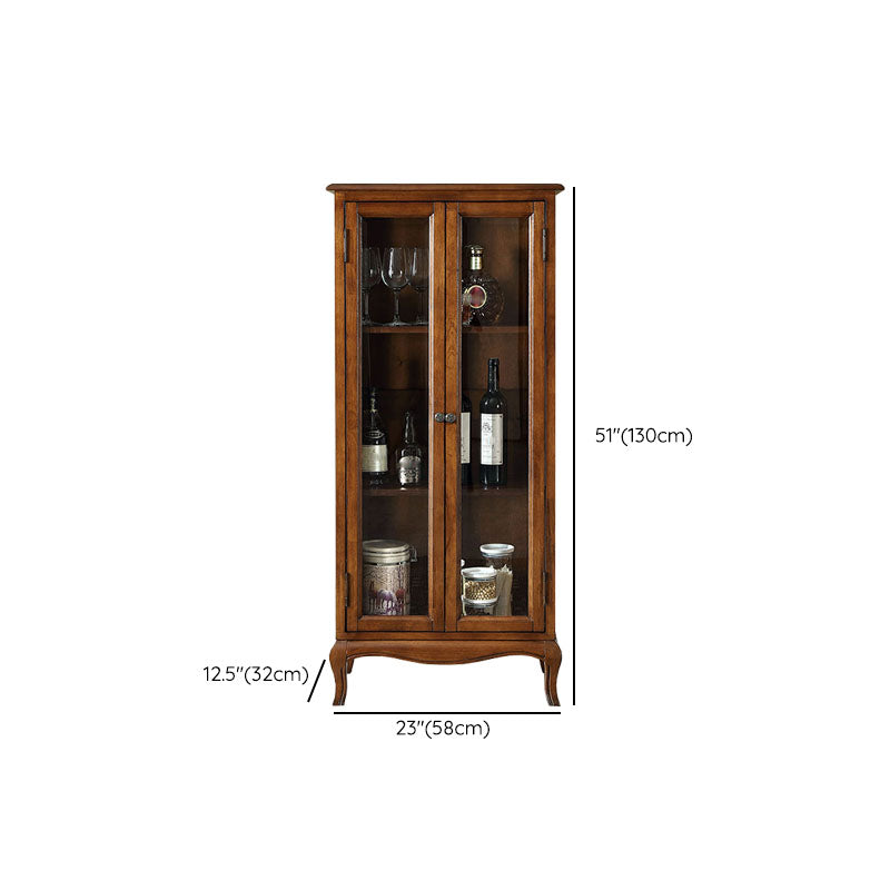 Style moderne fermé la bibliothèque en bois standard à l'arrière avec étagères