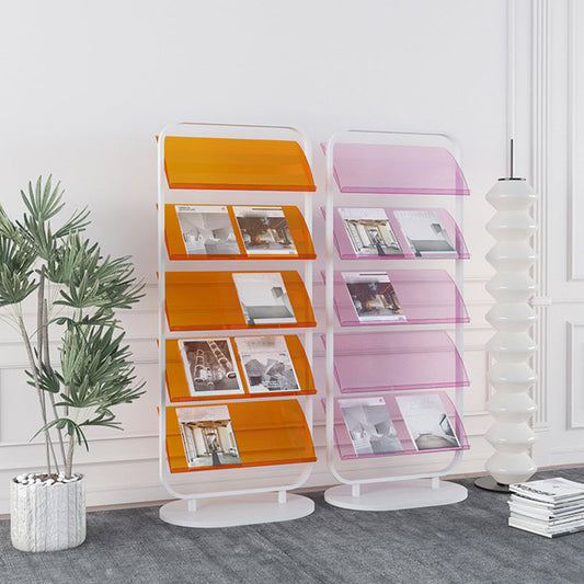 Eigentijdse open back metal boekenplank acryl boekenkast met planken