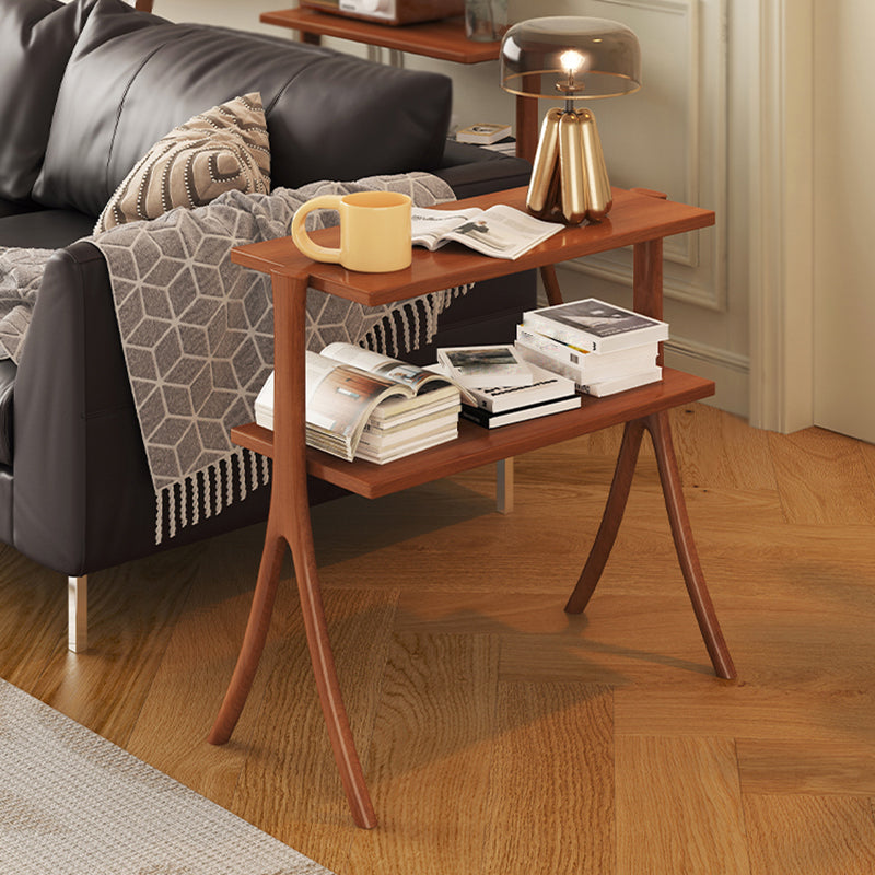 Bibliothèque horizontale de style moderne ouvre à l'arrière avec 2 étagères