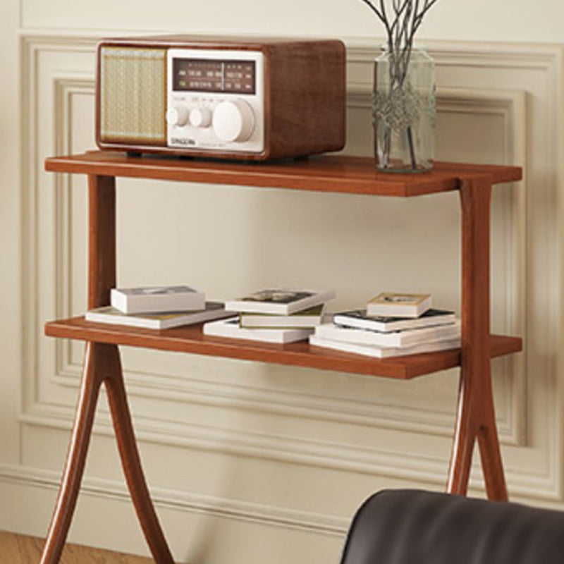 Bibliothèque horizontale de style moderne ouvre à l'arrière avec 2 étagères