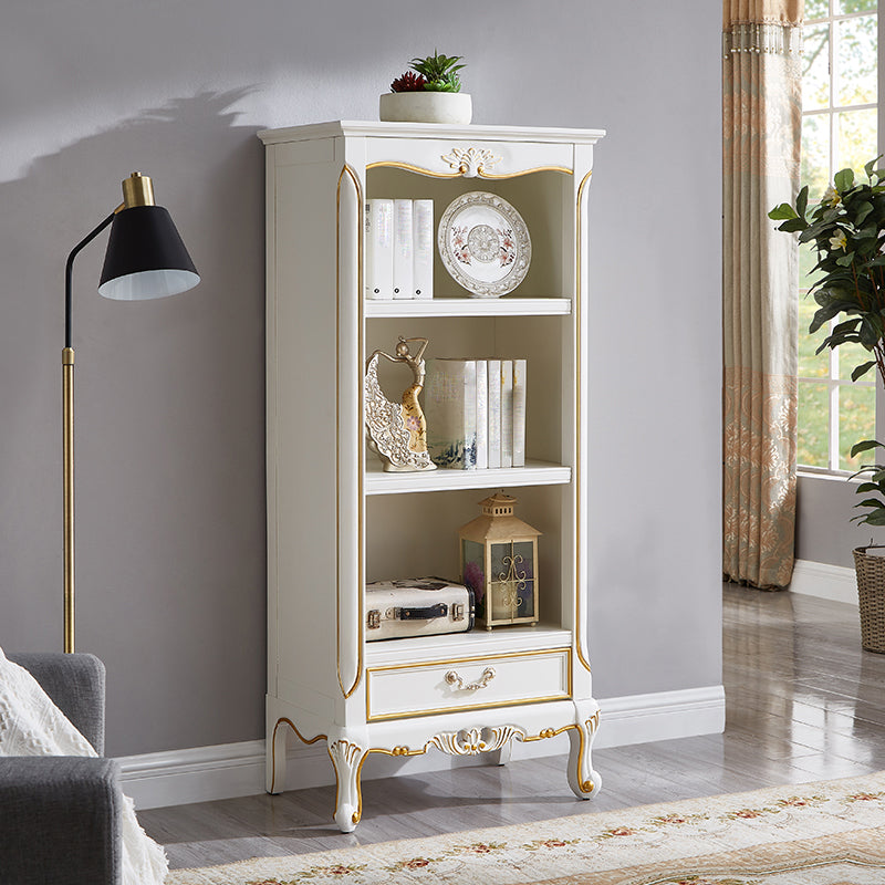 Bibliothèque en bois contemporaine Standard fermé à l'arrière avec étagères