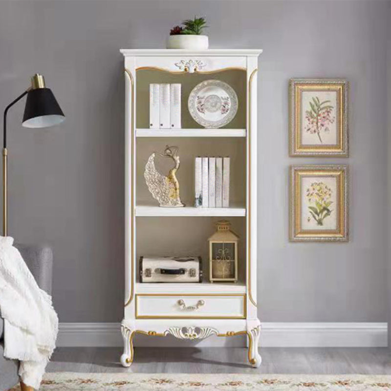 Bibliothèque en bois contemporaine Standard fermé à l'arrière avec étagères