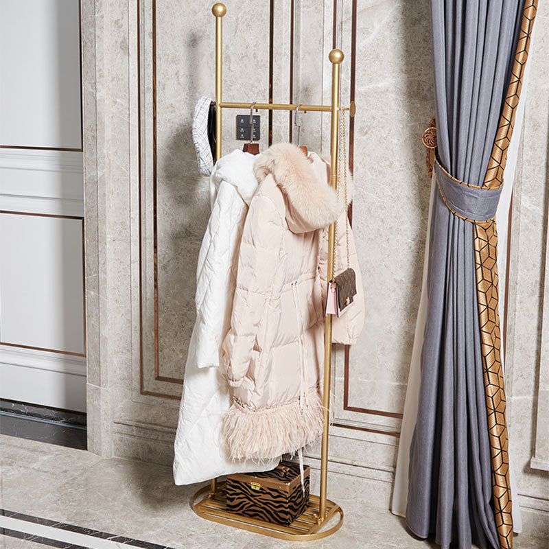 Hermosa percha de metal de estante de abrigo libre para dormitorio