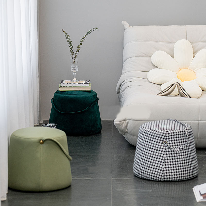 Glam osmanische Samtpolsterte, farbenfeste, tränenfeste Ottomane