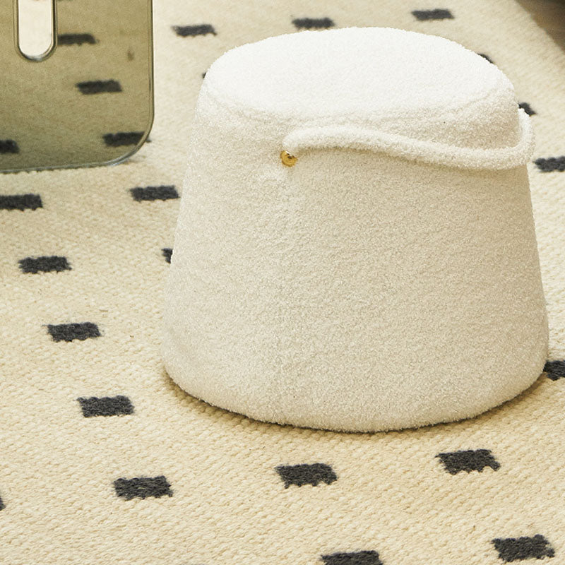 Glam osmanische Samtpolsterte, farbenfeste, tränenfeste Ottomane