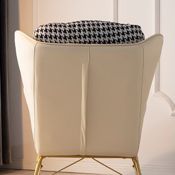 Chaise à bascule intérieure de style glam chaise à bascule canapé avec ottoman