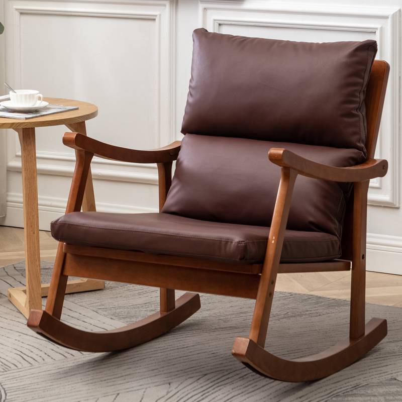 Chaise à bascule du canapé moderne du milieu du siècle chaise à bascule paresseuse pour la maison