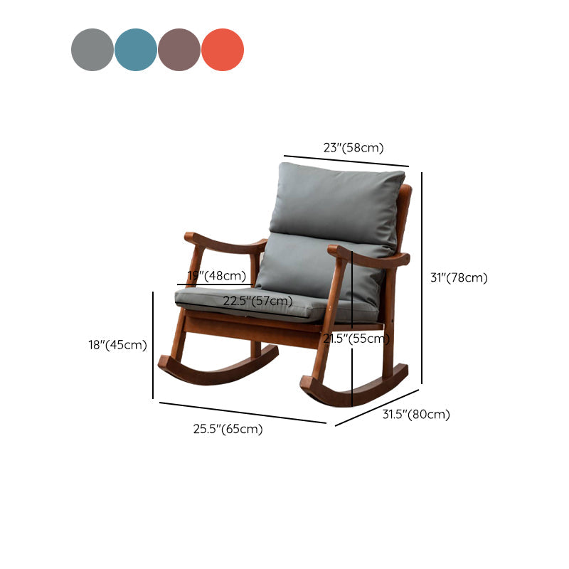 Chaise à bascule du canapé moderne du milieu du siècle chaise à bascule paresseuse pour la maison