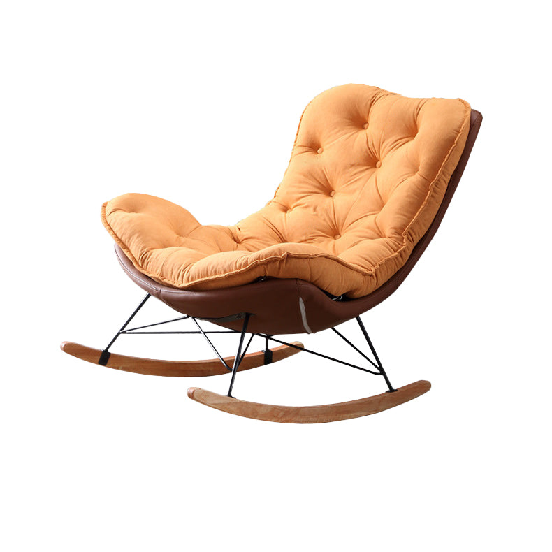 Wohnzimmer Luxus Freizeitstuhl Holz Rahmen Basis entspannende faule Schaukelstühle