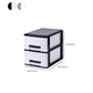 Archivo de plástico Archivo vertical de cajones modernos Archivo para la oficina en casa