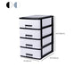 Archivo de plástico Archivo vertical de cajones modernos Archivo para la oficina en casa