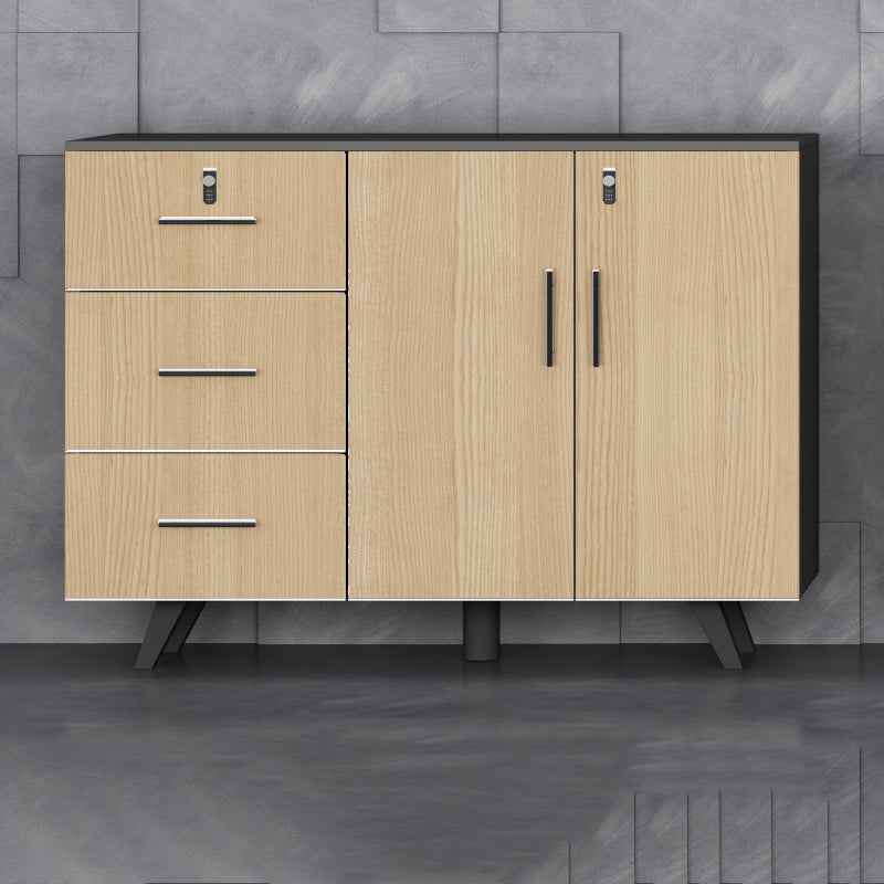 Archivo de estilo moderno Archivo de bloqueo de bloqueo de marco de madera