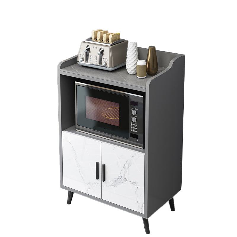 Server da pranzo per la casa in pietra in pietra in finto legno in legno con armadi