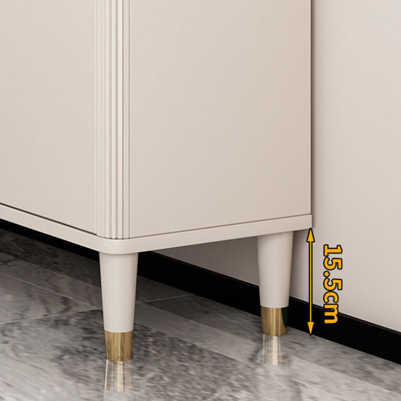 Porte di vetro contemporanee Display mobile per gambe legno per soggiorno