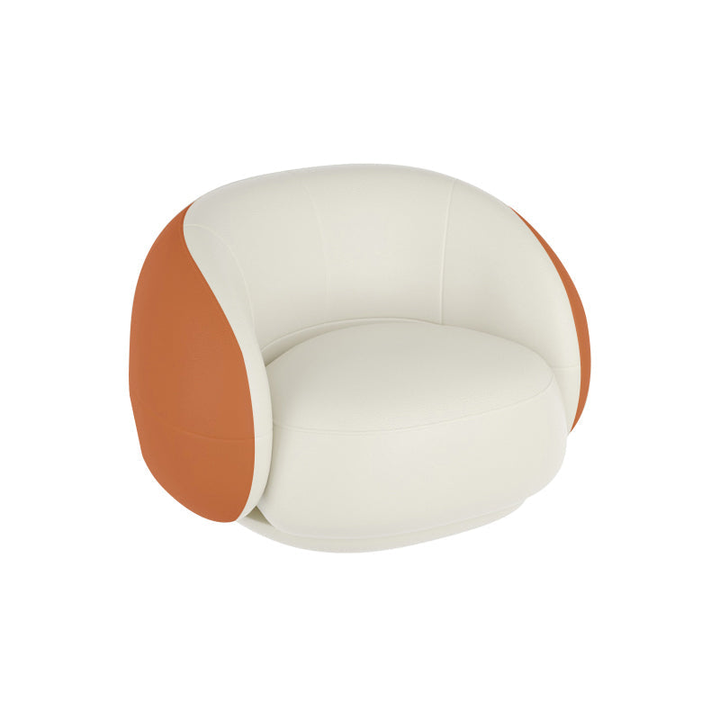 Solid Wood Settee Square Arm Metal Frame Sofa for Living Room