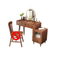 Rubberwood Vanity Table Drawers Simple Scandinavian Makeup Vanity Table