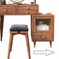 Rubberwood Vanity Table Drawers Simple Scandinavian Makeup Vanity Table