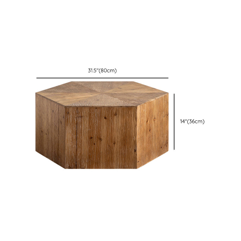 Rustic Corner Table Solid Wood Brown Side End Table for Living Room Clearhalo 'Coffee & Accent Tables' 'End & Side Tables' 'end_side_tables' 'furn' 'furn_end_side_tables' 'Furniture' 'Living Room Furniture' 7219138