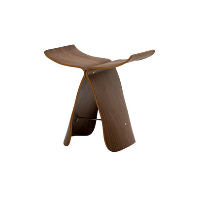 12" Wide Contemporary Corner Table Solid Wood Accent Side Table