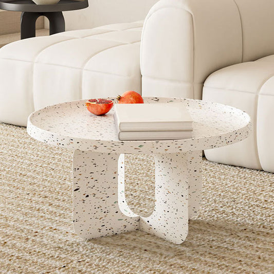 Modern Pedestal Round Coffee Table Set Tray Top Cocktail Table Clearhalo 'Coffee & Accent Tables' 'Coffee Tables' 'coffee_tables' 'furn' 'furn_coffee_tables' 'Furniture' 'Living Room Furniture' 7219300