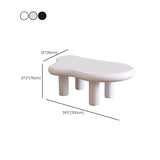 4 Legs Coffee Table Wood Geometric Coffee Coffee or End Table Clearhalo 'Coffee & Accent Tables' 'Coffee Tables' 'coffee_tables' 'furn' 'furn_coffee_tables' 'Furniture' 'Living Room Furniture' 7219333