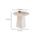 Round White Metal Coffee Table Modern Cocktail Table for Living Room Clearhalo 'Coffee & Accent Tables' 'Coffee Tables' 'coffee_tables' 'furn' 'furn_coffee_tables' 'Furniture' 'Living Room Furniture' 7219362