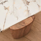 3 Legs Coffee Table Marble Geometric Coffee Coffee or End Table Clearhalo 'Coffee & Accent Tables' 'Coffee Tables' 'coffee_tables' 'furn' 'furn_coffee_tables' 'Furniture' 'Living Room Furniture' 7219370