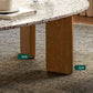 3 Legs Coffee Table Stone Geometric Coffee Coffee or End Table Clearhalo 'Coffee & Accent Tables' 'Coffee Tables' 'coffee_tables' 'furn' 'furn_coffee_tables' 'Furniture' 'Living Room Furniture' 7219401