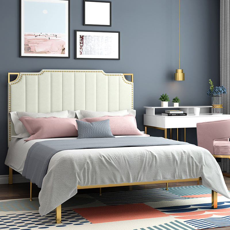 Letto in pelle contemporanea BEIGE IMPINGARE IMMINGARE CONTRUI