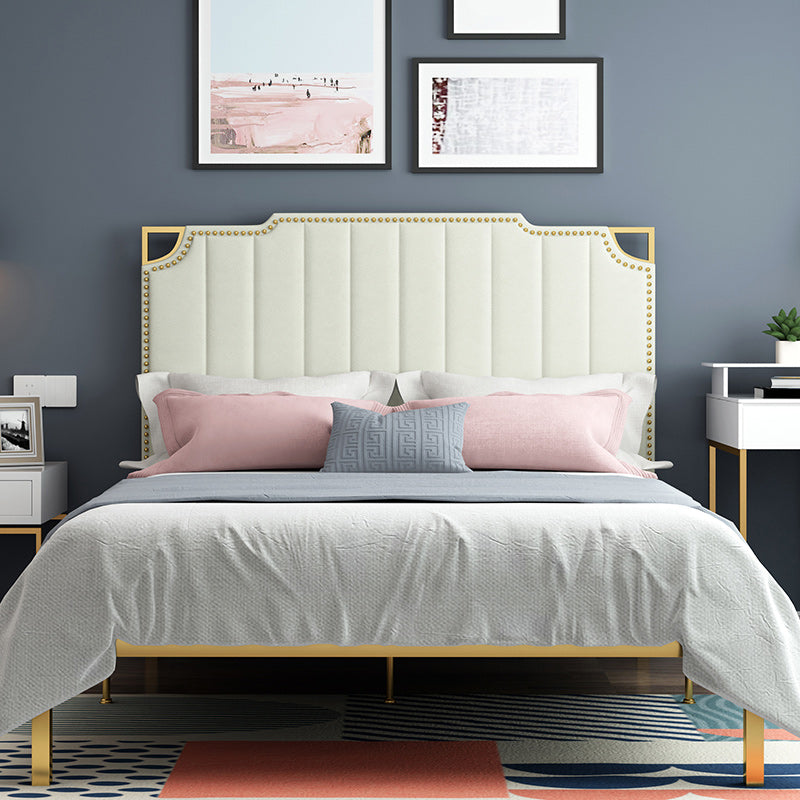 Letto in pelle contemporanea BEIGE IMPINGARE IMMINGARE CONTRUI