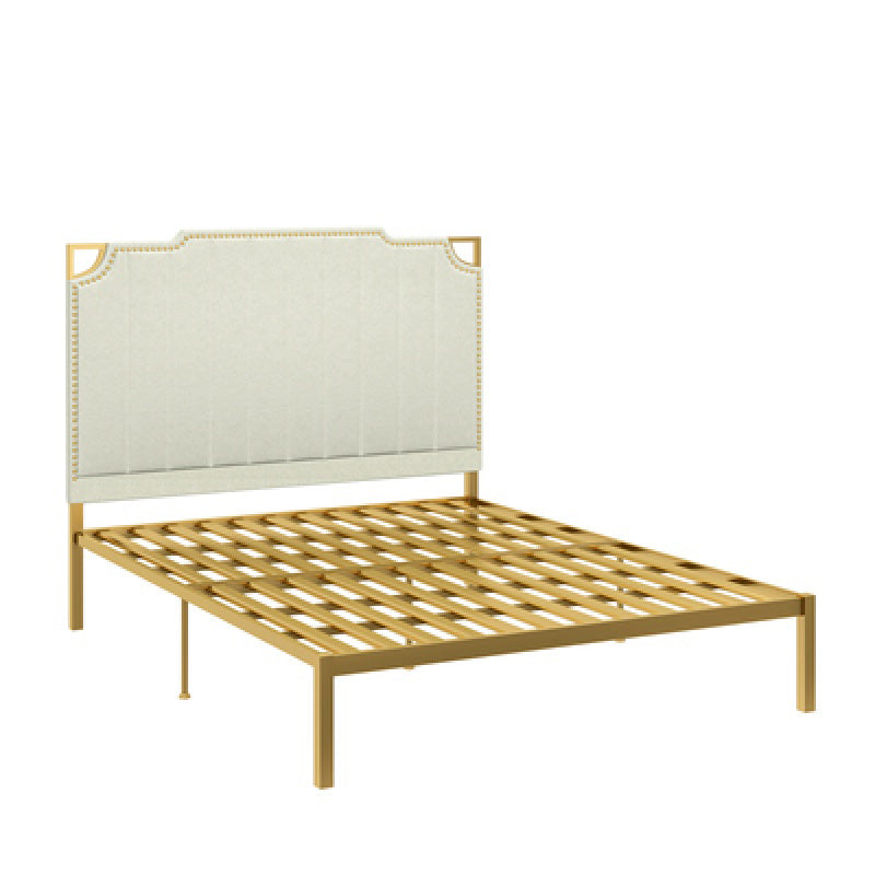 Letto in pelle contemporanea BEIGE IMPINGARE IMMINGARE CONTRUI