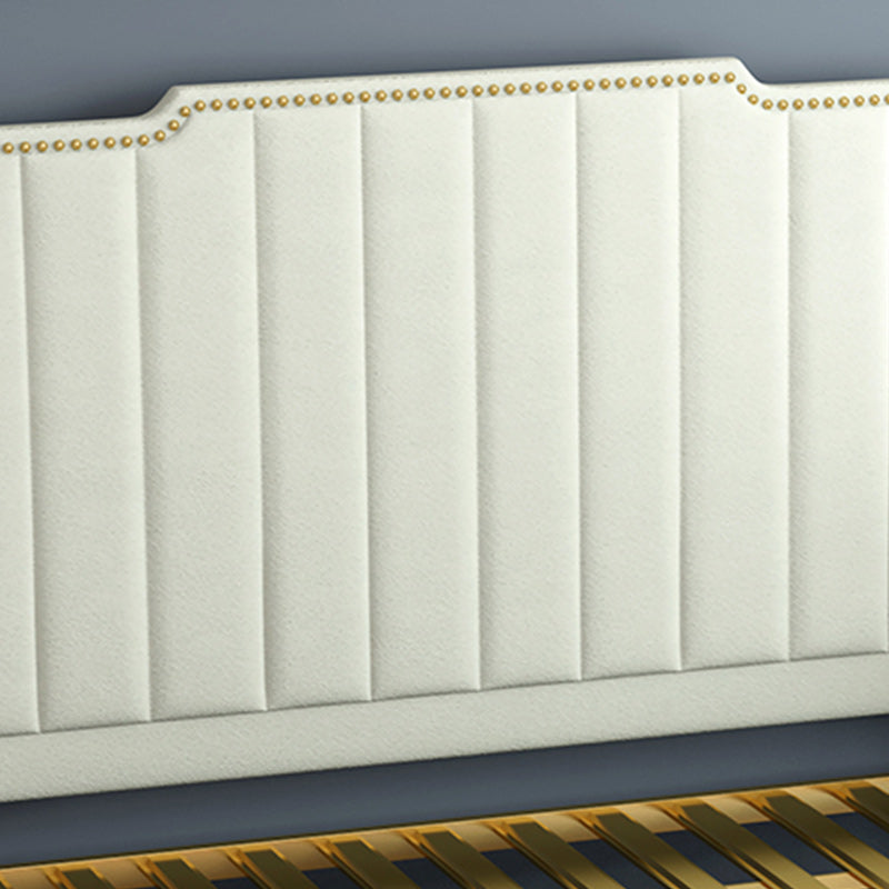 Letto in pelle contemporanea BEIGE IMPINGARE IMMINGARE CONTRUI