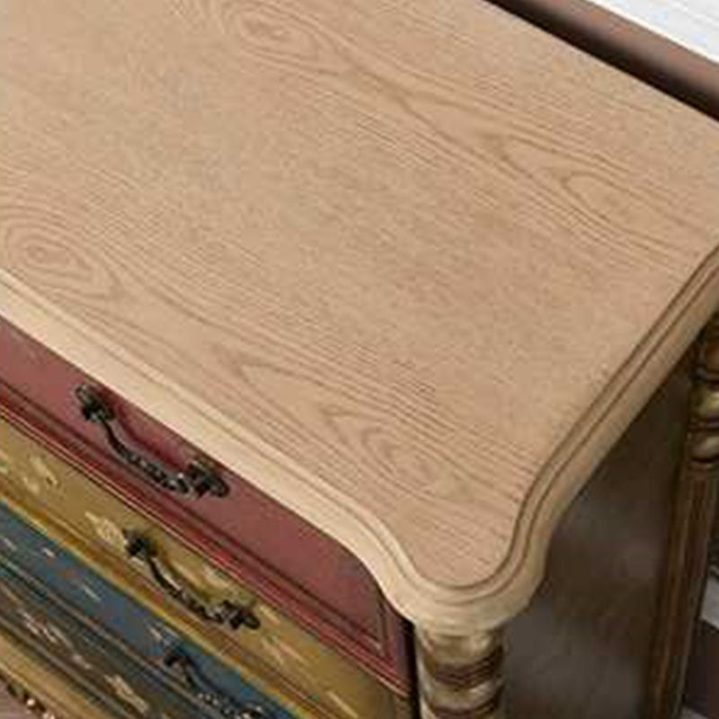 Tocador vertical tradicional almacenamiento de madera cofre de soltero para casa