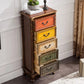 Traditional Vertical Lingerie Chest Wood Storage Bachelor Chest for Room