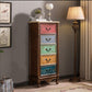Traditional Vertical Lingerie Chest Wood Storage Bachelor Chest for Room