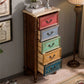 Traditional Vertical Lingerie Chest Wood Storage Bachelor Chest for Room