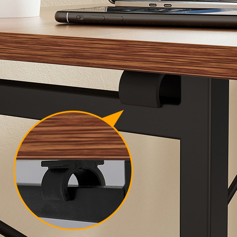 Bureau de bureau contemporain dortoir rectangulaire de bureau avec roues