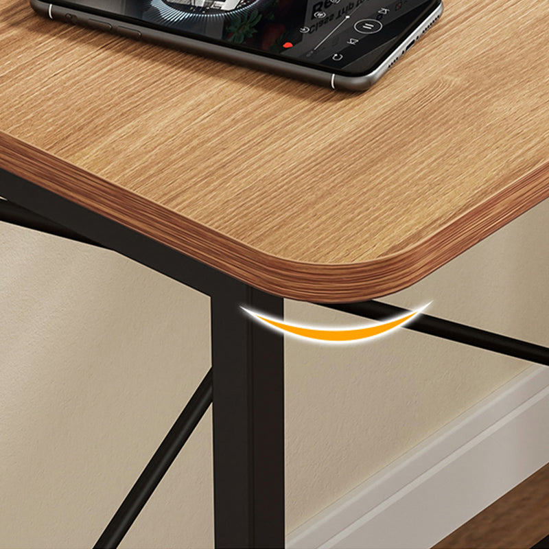 Bureau de bureau contemporain dortoir rectangulaire de bureau avec roues