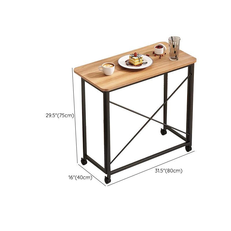 Bureau de bureau contemporain dortoir rectangulaire de bureau avec roues