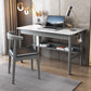 Modern Rectangle Office Desk Antique Finish Computer Desk with Metal Legs Clearhalo 'furn' 'furn_office_desk' 'Furniture' 'Office Desks' 'Office Furniture' 'office_desk' 7220442