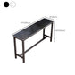 Contemporary Wood Bar Dining Table Rectangle Bar Table for Kitchen