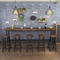 Modern Solid Wood Bar Dining Table Rectangle Bar Table in Brown Clearhalo 'Bar Furniture' 'Bar Tables' 'bar_tables' 'furn' 'furn_bar_tables' 'Furniture' 'Kitchen & Dining Furniture' 7220895