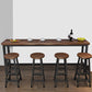 Modern Solid Wood Bar Dining Table Rectangle Bar Table in Brown Clearhalo 'Bar Furniture' 'Bar Tables' 'bar_tables' 'furn' 'furn_bar_tables' 'Furniture' 'Kitchen & Dining Furniture' 7220901