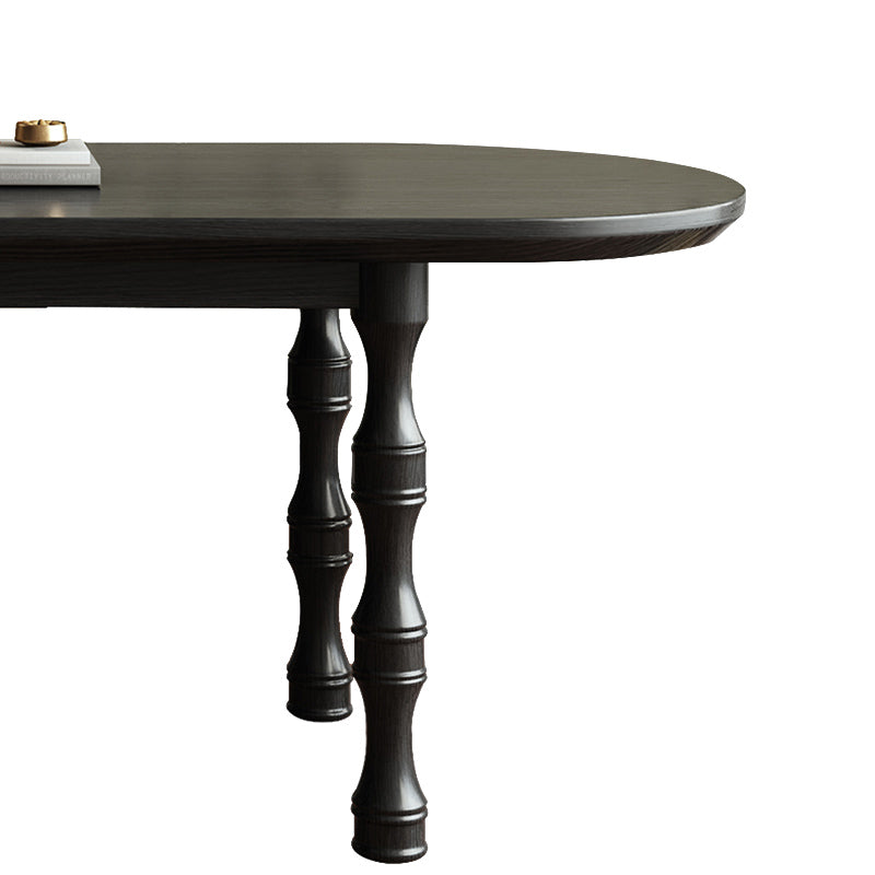 Modern Simple Dining Table Solid Wood Base Dinner Table for Living Room Clearhalo 'Dining Tables & Seating' 'Dining Tables' 'dining_table' 'furn' 'furn_dining_table' 'Furniture' 'Kitchen & Dining Furniture' 7220963