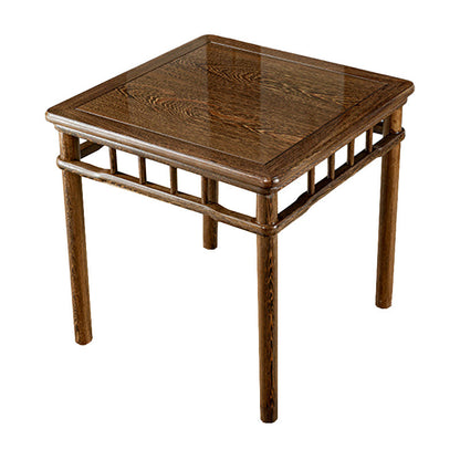 Modern Simple Dining Table Square Dinner Table with Solid Wood Legs 27"L x 27"W x 27"H Without Chairs Clearhalo 'Dining Tables & Seating' 'Dining Tables' 'dining_table' 'furn' 'furn_dining_table' 'Furniture' 'Kitchen & Dining Furniture' 7221013