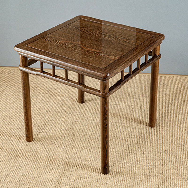 Modern Simple Dining Table Square Dinner Table with Solid Wood Legs Clearhalo 'Dining Tables & Seating' 'Dining Tables' 'dining_table' 'furn' 'furn_dining_table' 'Furniture' 'Kitchen & Dining Furniture' 7221016