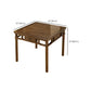 Modern Simple Dining Table Square Dinner Table with Solid Wood Legs Clearhalo 'Dining Tables & Seating' 'Dining Tables' 'dining_table' 'furn' 'furn_dining_table' 'Furniture' 'Kitchen & Dining Furniture' 7221023