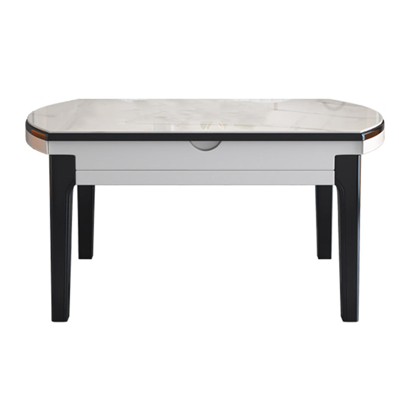 Modern Style Dining Table Rubberwood Legs Dinner Table for Living Room